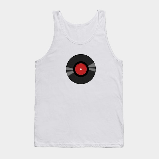 Vinyl LP Record Tank Top by Emperor